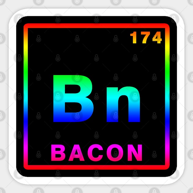 BACON ELEMENT Sticker by hackercyberattackactivity